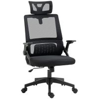 silla de oficina 60x61x1215 cm negro