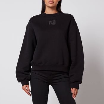 Alexander Wang Essential Puff Paint Cotton-Blend Sweatshirt - XS