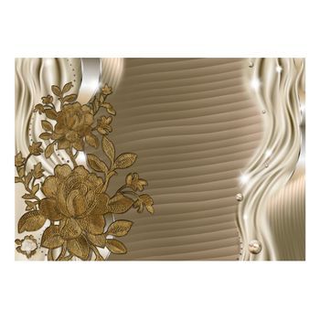 Papel Pintado 3d - Brotes De Oro (400x280 Cm)