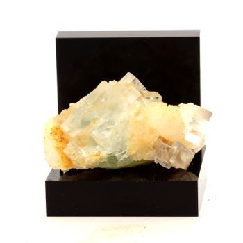 Fluoritis Blanca Y Verde + Cuarzo De Francia, Haute -loire, Langanac - Piedra Natural Rara, Colección De Sylvain Desfarge | 215.2 Ct - Certificado De