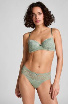 Hunkemöller Tanga de estilo bóxer Florence Verde