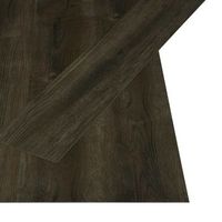 lama de suelo autoadhesiva marron oscuro 446 m 32 uds pvc vidaxl