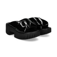 4ccccees sandalias con plataforma mujer - negro talla 38