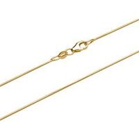 cadena de serpiente en oro 9 quilates
