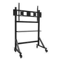 soporte tv tooq optimus movil ruedas altura ajustable 60-105 120 kg