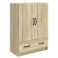 aparador roble sonoma 66 x 345 x 92 cm madera de ingenieria vidaxl