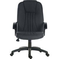 city fabric tilting executive chair - charcoal charcoal