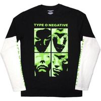 type o negative camiseta manga larga ro14789 para mujer
