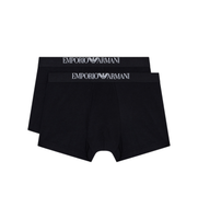 emporio armani para hombre em000253af14134 set 2 boxers delicado negro m homewear viscosa