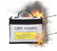bolsa portatil impermeable y antideflagrante para la seguridad de las baterias lipo 215x145x165mm