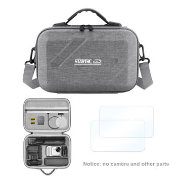 Estuche de transporte, bolso de hombro de viaje para cámara Insta360 GO Ultra, bolsa de almacenamiento de accesorios, bolso portátil de PU, caja para paquete Creator