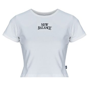 New Balance Camiseta LINEAR HERITAGE RINGER TSHIRT para mujer