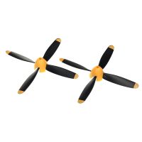 cada p-51d miss helen avion rc de ala fija de 500 mm parte de repuesto helice de 4 palas juego completo