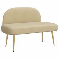 banco tapizado con respaldo verde grisaceo 110 x 60 x 76 cm vidaxl