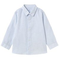 mayoral camisa manga larga 1116 camisa manga larga azul para nina