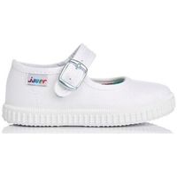 javer zapatillas merceditas lona 62 blanco para nina