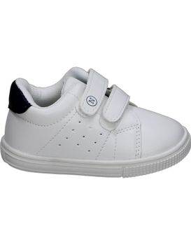 Zapatillas Respetuosas Ñakos 8011 Infantiles Blancas Y Marinas 21