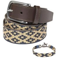 pelpe cinturon fabric-3 cinturon gs1 beige para mujer