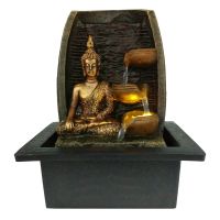 golden buddha water fountain