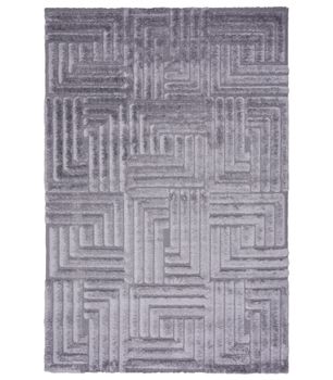 Limba 13005 - Alfombra Pelo Suave - Efecto 3D - Gris