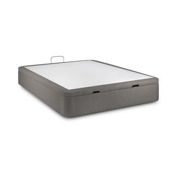 Base De Cama Con Almacenaje Plegable Ascot  Graphite  195 X 160 Cm