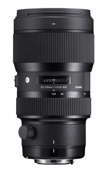 Objetivo Sigma A 50-100 F1.8 DC HSM Nikon 21/15 Telefoto Zoom 82mm Negro