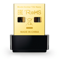 tarjeta de red inal tp-link tl-archer t2u nano 433mbps dual