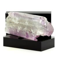kunzite - natural pierre de afganistan provincia de konar - cristal rosa rosa litio 12750 ct - certificado de autenticidad incluido  150 x 50 x