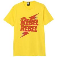 amplified clothing camiseta rebel rebel para mujer