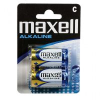 maxell alkaline pilas alcalinas c lr14 2 unidades