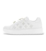 guess para mujer flfdueele12 zapatillas duena blanco 37 plano 1 a 3cm cordones casual