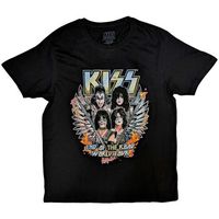 kiss tops y camisetas end of the road wings para mujer