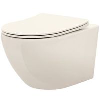 taza de inodoro rea carlo mini rimless beige