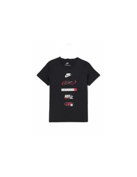 Camiseta Nike Nike Brandmark Stack Niño Negro