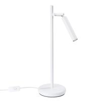 lampara de mesa vacu blanco
