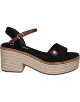 sandalias veganas de tacon para mujer refresh 172578 negro 39