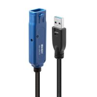cable usb 32 gen 1 lindy 20 m negro extension activa