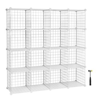 Zapatero Modular de Bricolaje, Blanco / 16