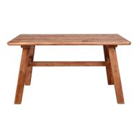 mesa de comedor finland - naturale - 75x140x75
