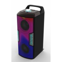 altavoces aiwa portatiles estereo bluetooth 16w con tws radio fm y microfono