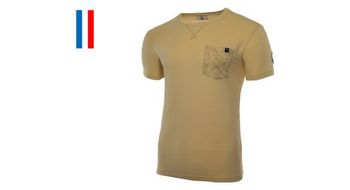 Lebram camiseta manga corta p bolsillo   p grande bola arena   beige