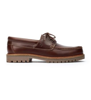 Martinelli para hombre. C014-2980PY Náuticos de Piel Glenmore marrón (43), Plano, Cordones, Casual, Clásico