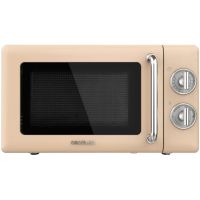 cecotec proclean 3010 retro microondas 20l 700w beige