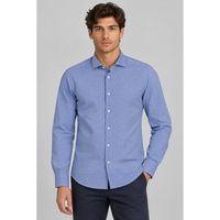 bastoncino camisa manga larga simo dobby para hombre