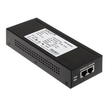 Adaptador PoE Hikvision LAS60-57CN-RJ45 60W Gigabit Ethernet protección avanzada