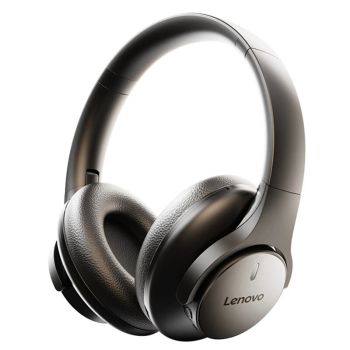 Audífonos Lenovo EH150 ANC Inalámbricos Bluetooth con controlador de 40 mm Dispersión baja Diseño plegable Sobre la orej