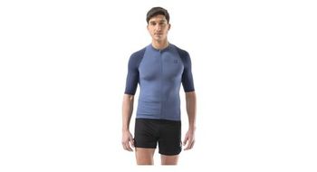 Maillot de manga corta compressport trail racing postural azul hombre