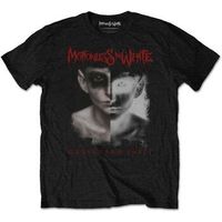 motionless in white camiseta manga larga split screen para mujer