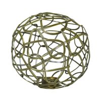 tulipa kripton esferica de metal cuero d105xalt105cm para g9 rosca