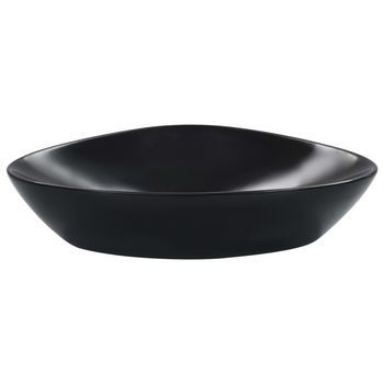 Lavabo De Baño Moderno | Lavabo 58,5x39x14 Cm Cerámica Negro